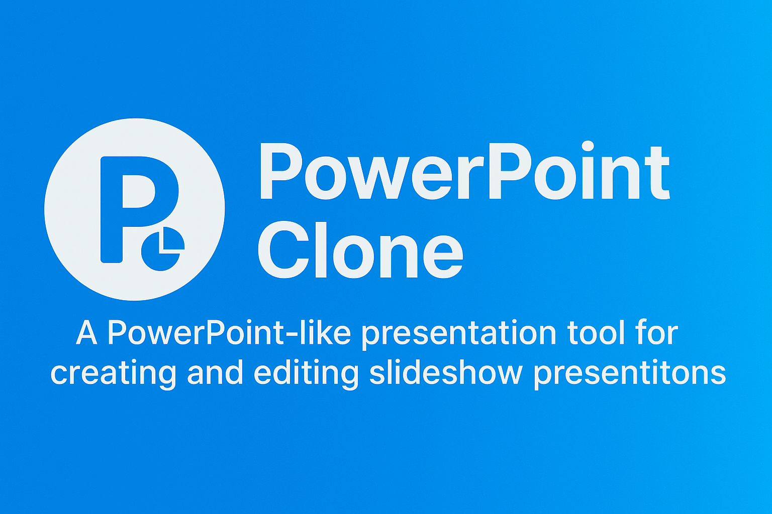 Powerpoint Clone - Slide Editor